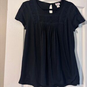 Womens Black Mossimo Shirt SZ L
